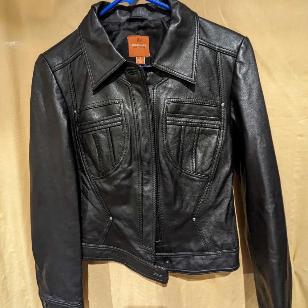 Leather jacket